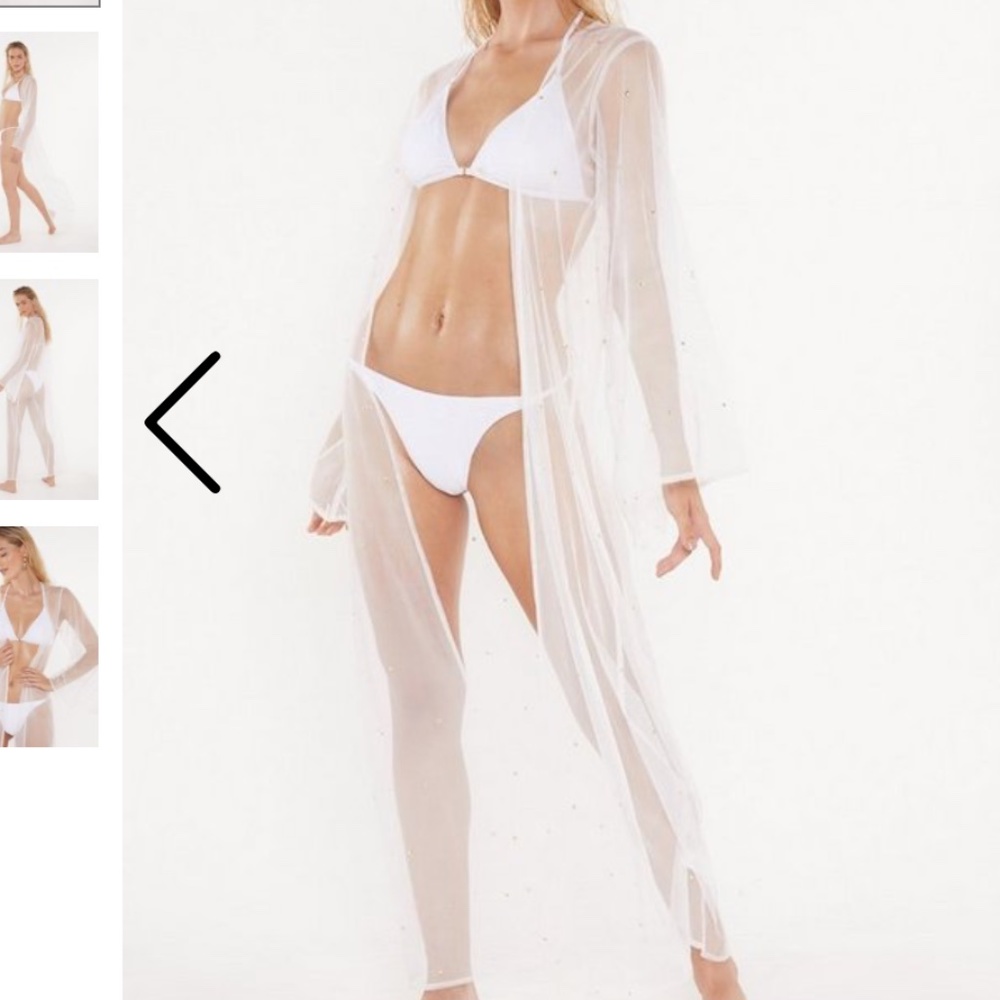 Wishing on a Star Studded Kimono Cover-Up